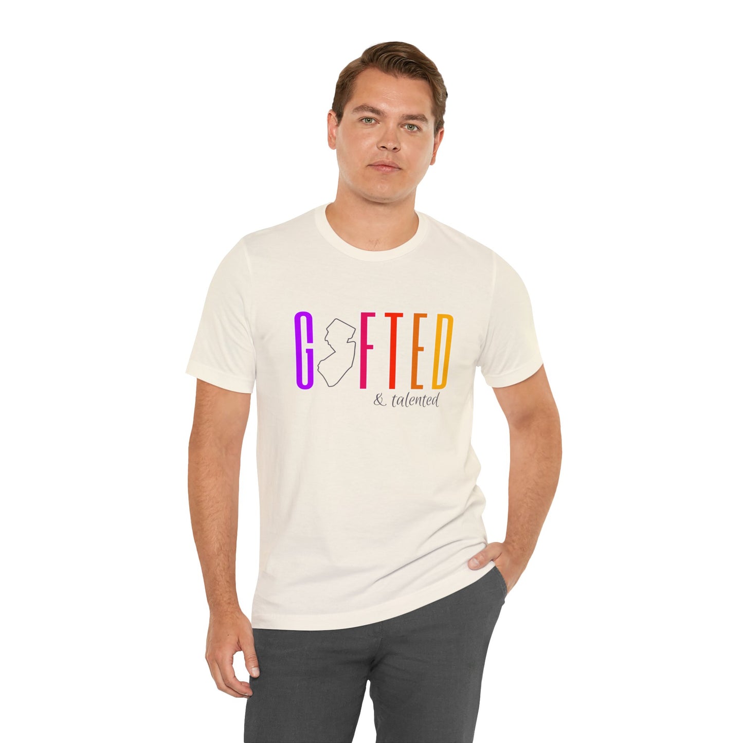 gifted teacher NJ shirt g&t teachers t-shirt gifted and talented tshirt new jersey teacher gift T-shirt elementary school NJ logo tee