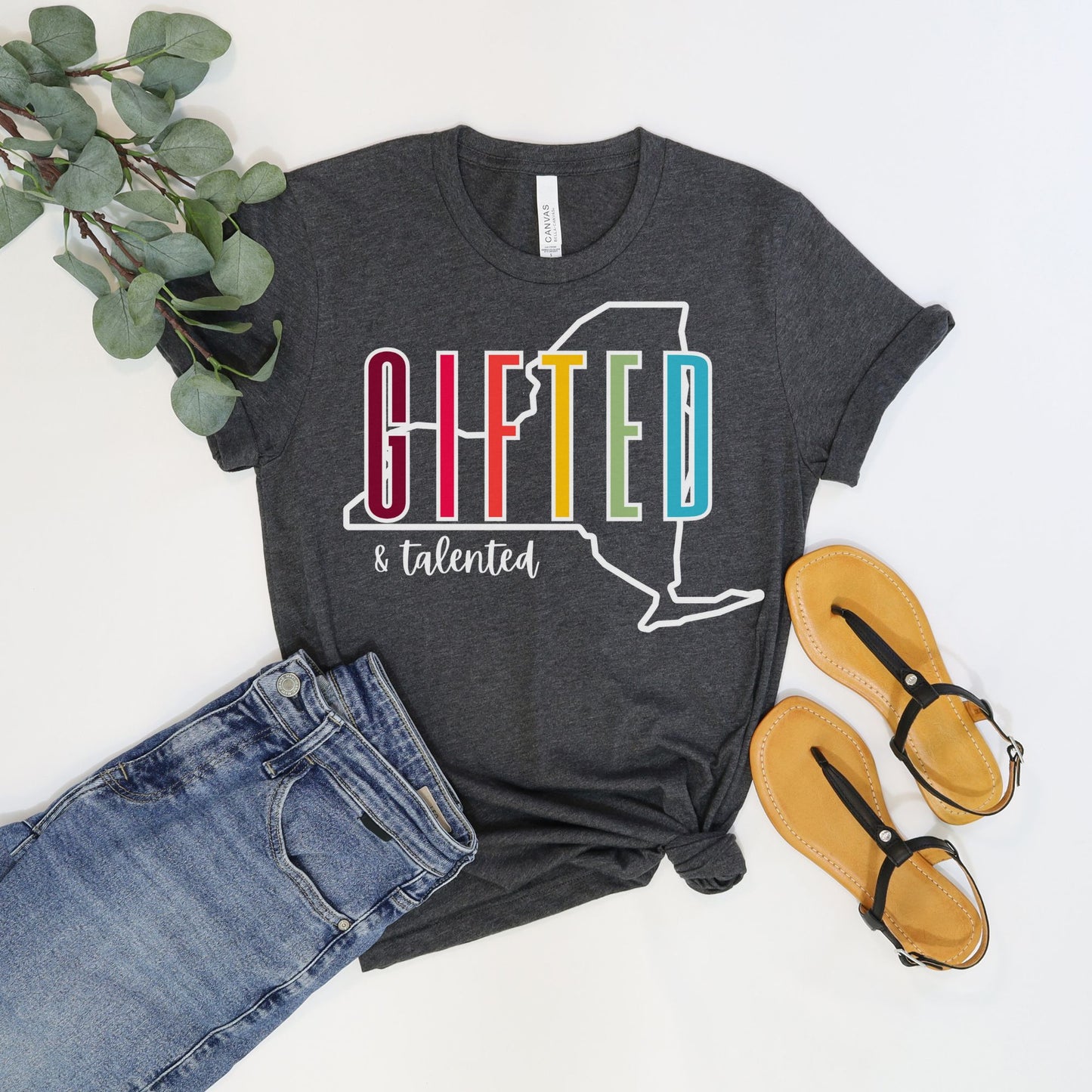 gifted and talented New York shirt g&t teachers t-shirt gifted teacher tshirt NY teacher gift T-shirt elementary school top gifted student