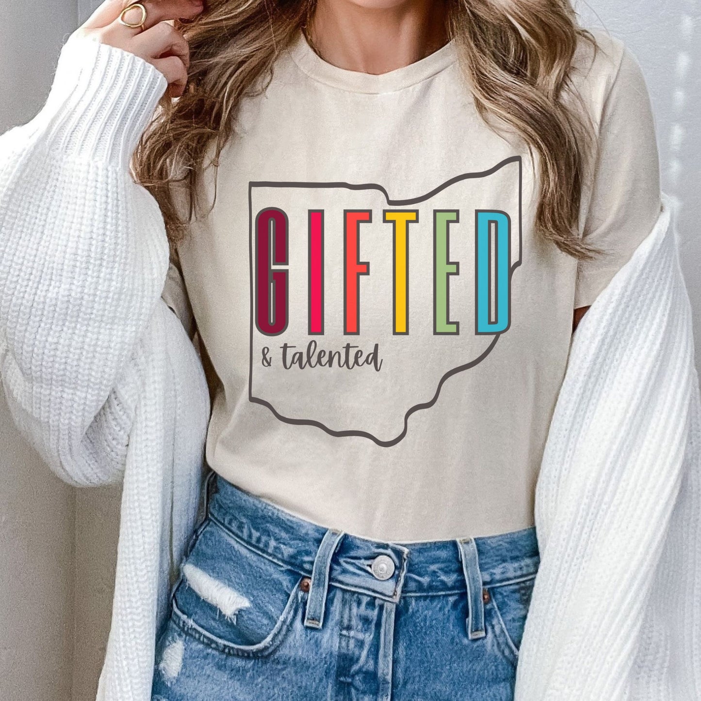 gifted and talented Ohio shirt g&t teachers t-shirt gifted teacher tshirt new teacher gift T-shirt elementary school top gifted student tee